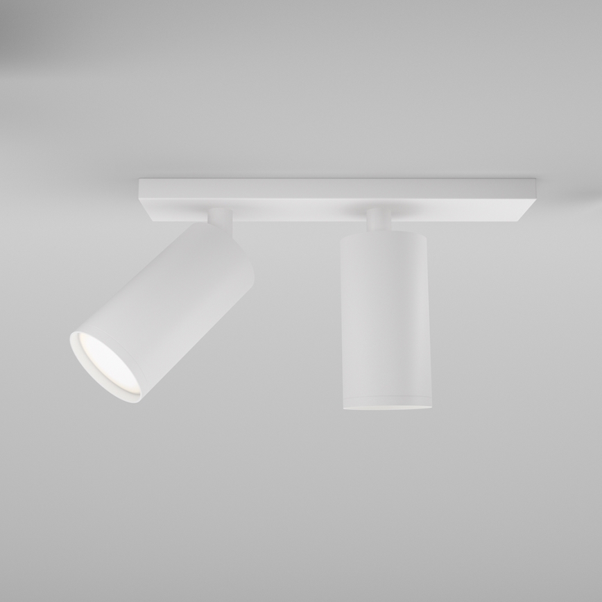 Maytoni C051CL-U-2W - Spotlampe FOCUS 2xGU10/10W/230V hvid/sort