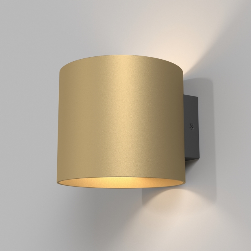 Maytoni C066WL-01MG - Væglampe ROND 1xG9/50W/230V guldfarvet