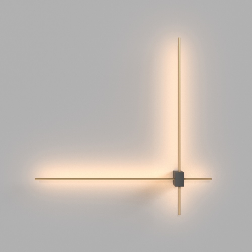Maytoni C070WL-L12GB3K - LED væglampe PARS LED/12W/230V CRI 90 sort