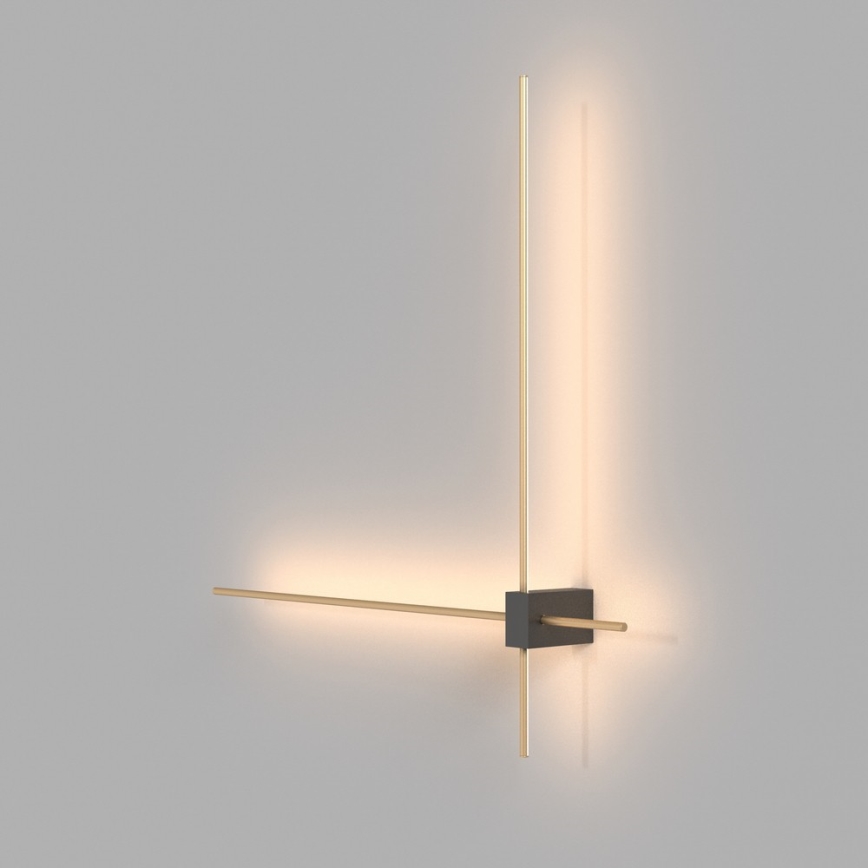Maytoni C070WL-L12GB3K - LED væglampe PARS LED/12W/230V CRI 90 sort