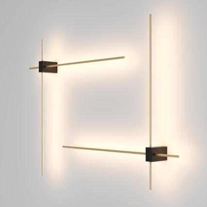 Maytoni C070WL-L12GB3K - LED væglampe PARS LED/12W/230V CRI 90 sort