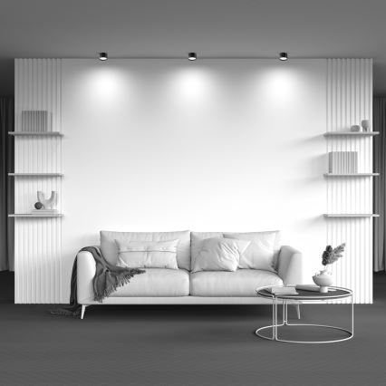 Maytoni C086CL-GX53-SRD-B - Spotlampe HOOP 1xGX53/12W/230V sort