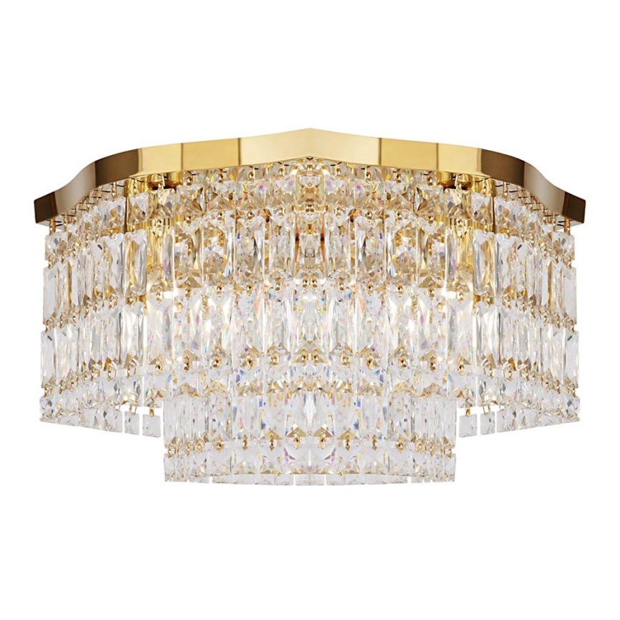 Maytoni DIA005CL-06G - Loftlampe DUNE 6xE14/60W/230V guldfarvet