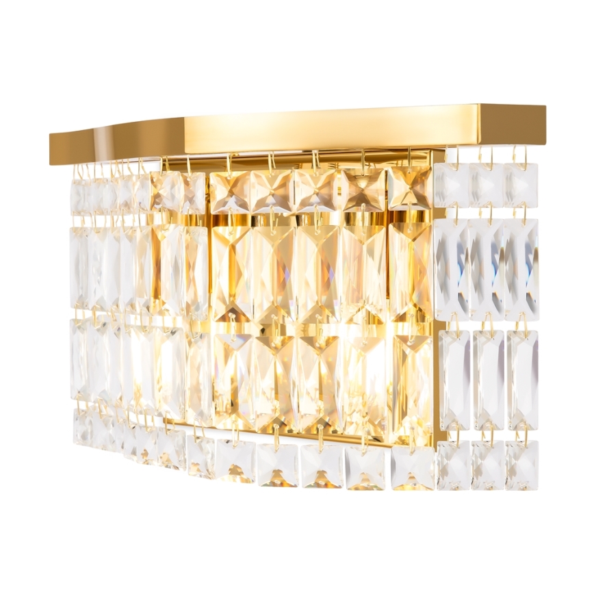 Maytoni DIA005WL-02G - Væglampe DUNE 2xE14/60W/230V guldfarvet