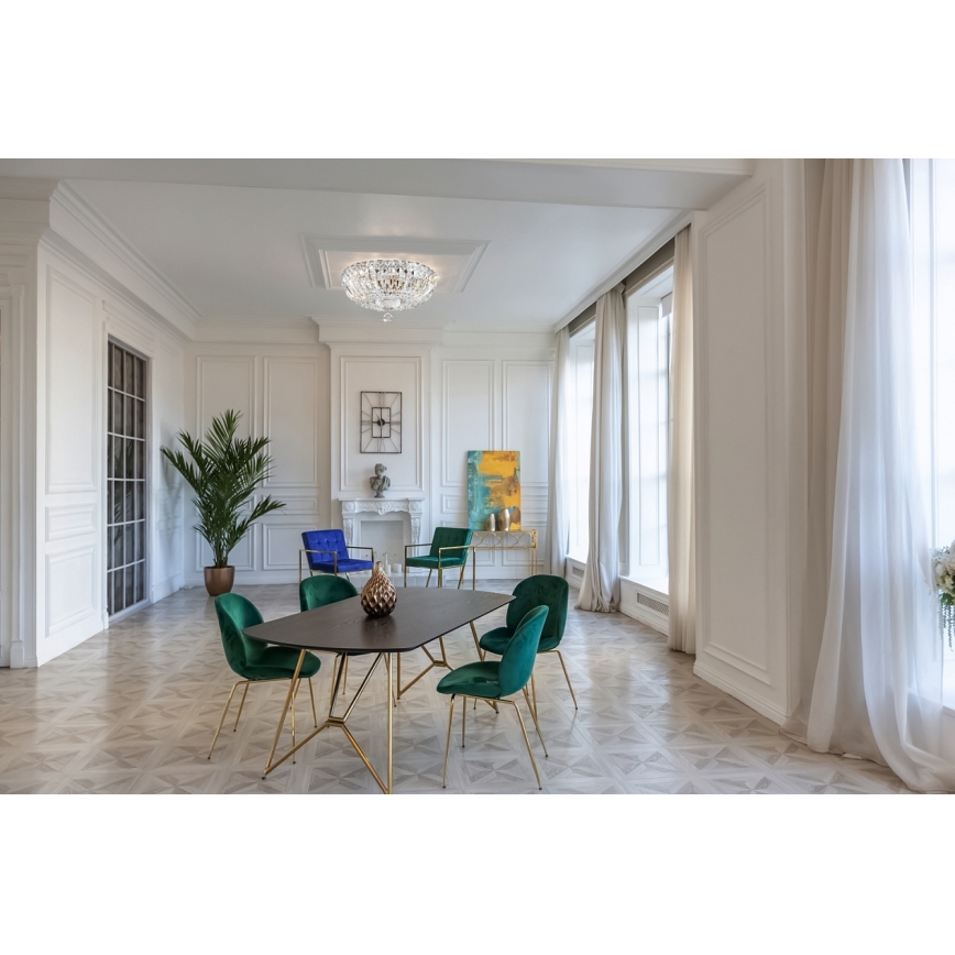 Maytoni DIA100-CL-03-N - Loftlampe BASFOR 3xE14/60W/230V mat krom