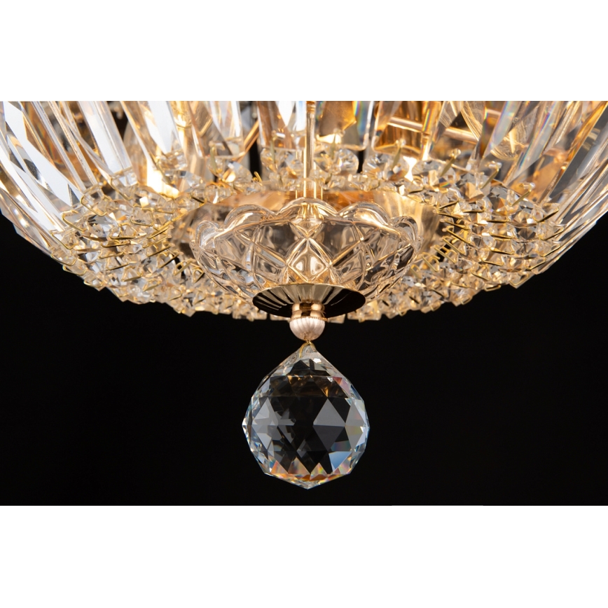 Maytoni DIA100-CL-12-G - Loftlampe BASFOR 12xE14/60W/230V guldfarvet
