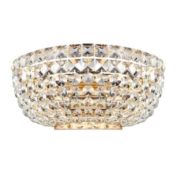 Maytoni DIA100-WL-02-G - Væglampe BASFOR 2xE14/60W/230V guldfarvet