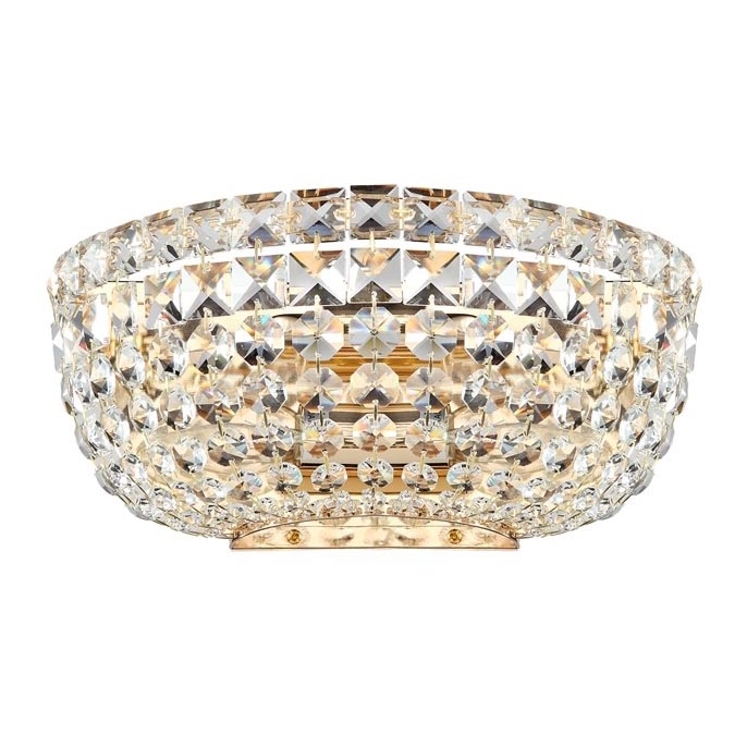 Maytoni DIA100-WL-02-G - Væglampe BASFOR 2xE14/60W/230V guldfarvet
