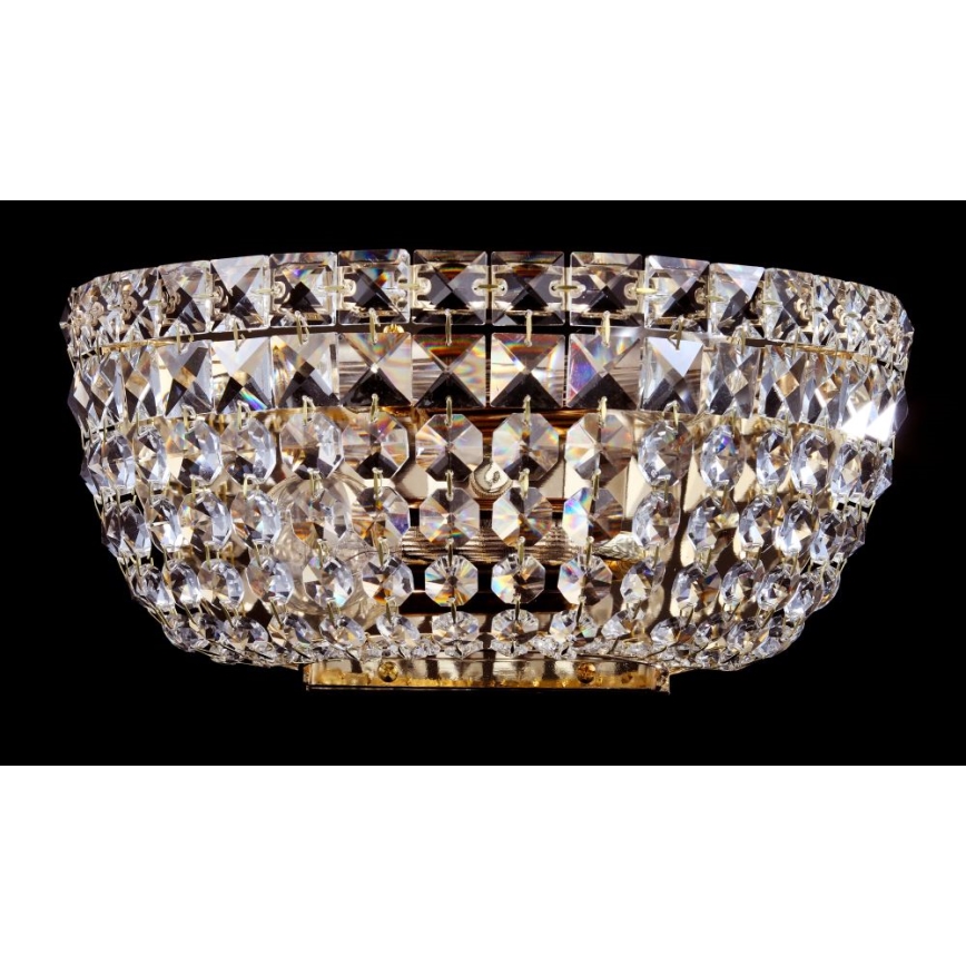 Maytoni DIA100-WL-02-G - Væglampe BASFOR 2xE14/60W/230V guldfarvet