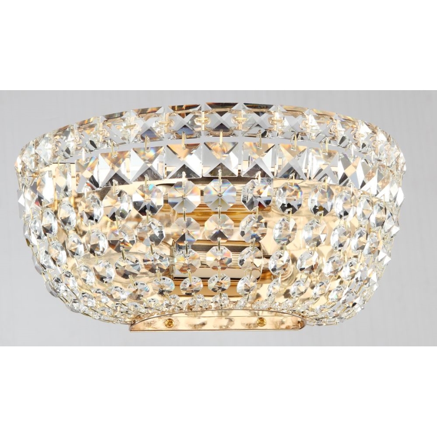 Maytoni DIA100-WL-02-G - Væglampe BASFOR 2xE14/60W/230V guldfarvet