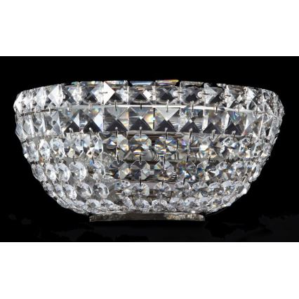 Maytoni DIA100-WL-02-N - Væglampe BASFOR 2xE14/60W/230V mat krom