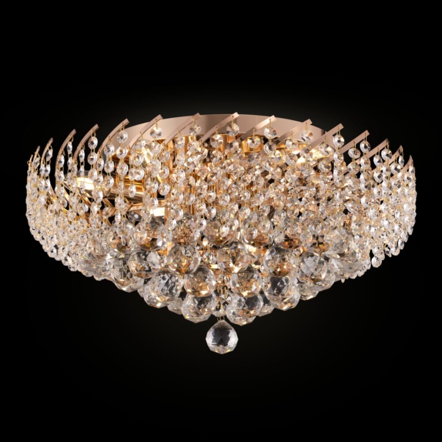 Maytoni DIA120-09-G - Loftlampe KAROLINA 9xE14/40W/230V
