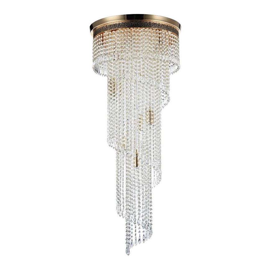 Maytoni DIA522-CL-12-G - Loftlampe CASCADE 12xE14/60W/230V