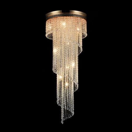 Maytoni DIA522-CL-12-G - Loftlampe CASCADE 12xE14/60W/230V