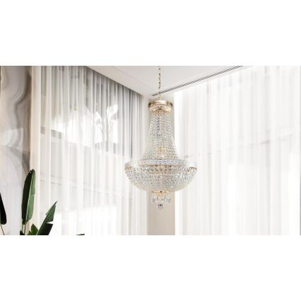 Maytoni DIA750-TT40-WG - Pendel med kædeophæng BELLA 7xE14/60W/230V