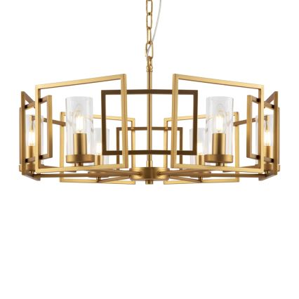 Maytoni H009PL-06G - Pendel med kædeophæng BOWI 6xE14/40W/230V