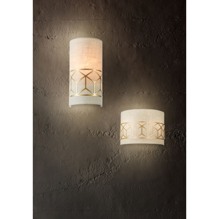 Maytoni H223-WL-01-G - Væglampe MESSINA 1xE14/40W/230V
