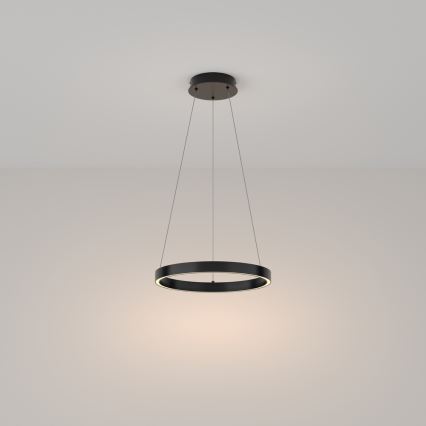 Maytoni MOD058PL-L22B3K - LED pendel RIM LED/25W/230V 3000K diameter 40 cm sort