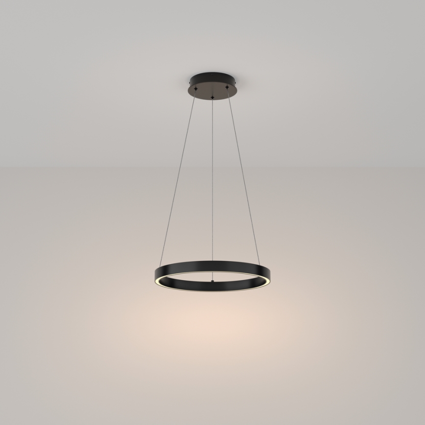 Maytoni MOD058PL-L22B3K - LED pendel RIM LED/25W/230V 3000K diameter 40 cm sort
