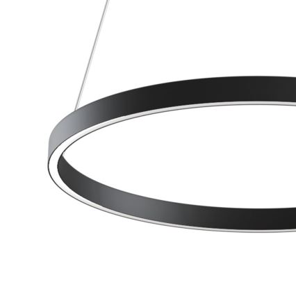 Maytoni MOD058PL-L22B3K - LED pendel RIM LED/25W/230V 3000K diameter 40 cm sort