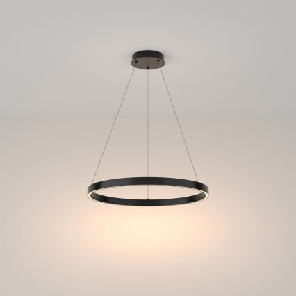 Maytoni MOD058PL-L32B3K - LED pendel RIM LED/37W/230V 3000K diameter 60 cm sort