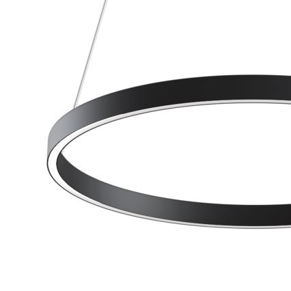 MOD058PL-L32B4K - LED pendel RIM LED/37W/230V 4000K diameter 60 cm sort