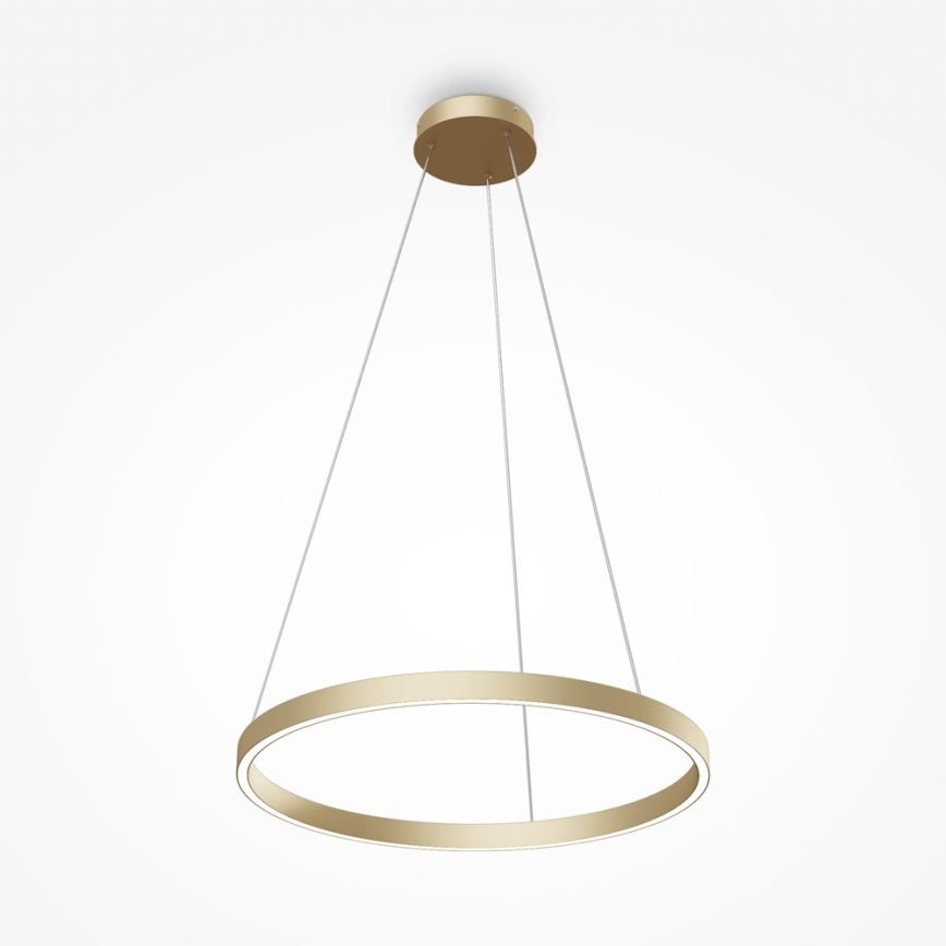 Maytoni MOD058PL-L32BS4K - LED pendel RIM LED/37W/230V 4000K diameter 60 cm guldfarvet