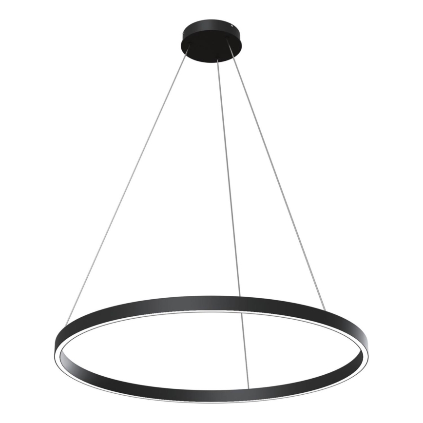 Maytoni MOD058PL-L42B3K - LED pendel RIM LED/51W/230V 3000K diameter 80 cm sort