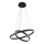 Maytoni MOD058PL-L55B3K - LED pendel RIM LED/61W/230V 3000K diameter 60 cm sort