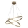 Maytoni MOD058PL-L74BS3K - LED pendel RIM LED/88W/230V 3000K diameter 80 cm guldfarvet
