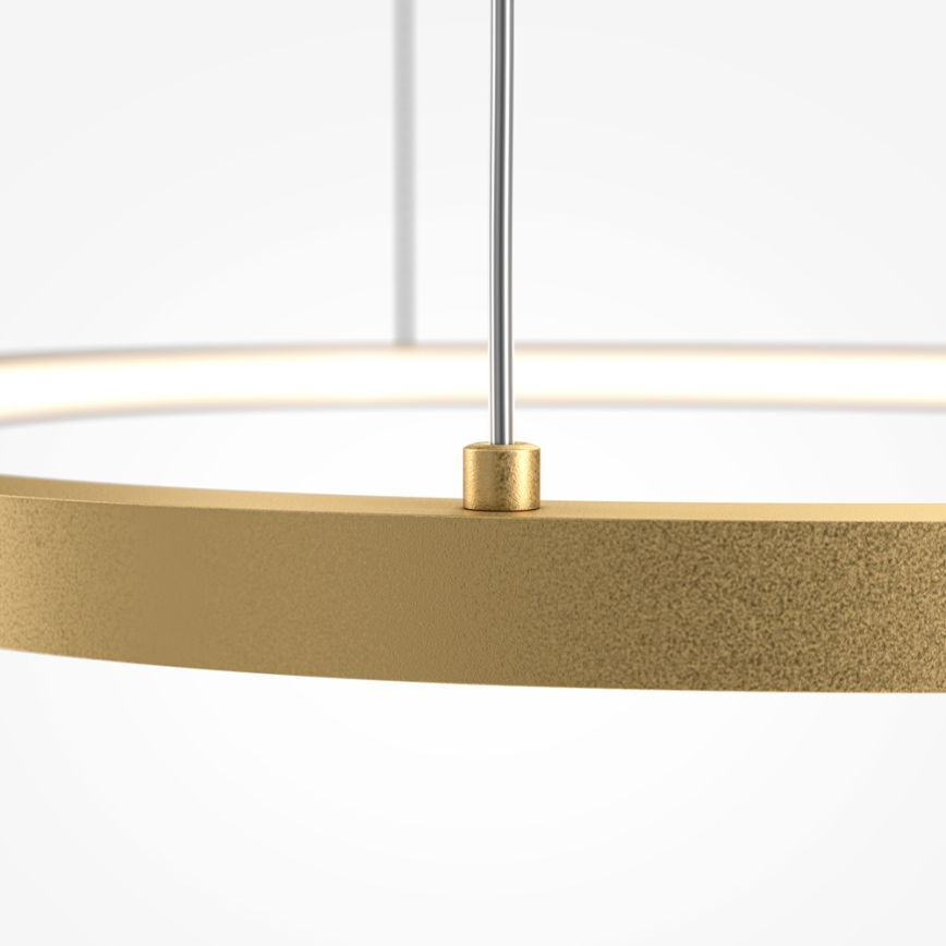 Maytoni MOD072PL-L28BS3K1 - LED pendel GLINT LED/24W/230V guldfarvet diameter 60 cm