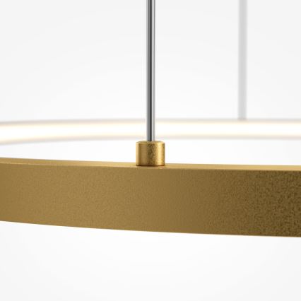 Maytoni MOD072PL-L36BSK1 - LED pendel GLINT LED/36W/230V guldfarvet diameter 80 cm
