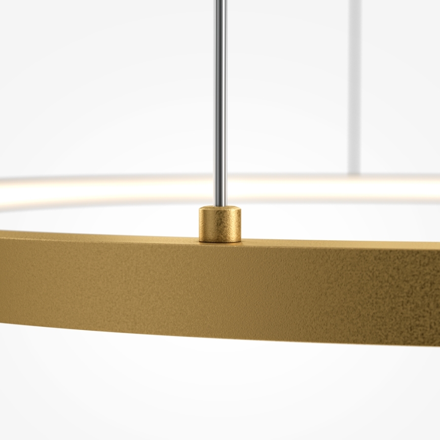 Maytoni MOD072PL-L36BSK1 - LED pendel GLINT LED/36W/230V guldfarvet diameter 80 cm
