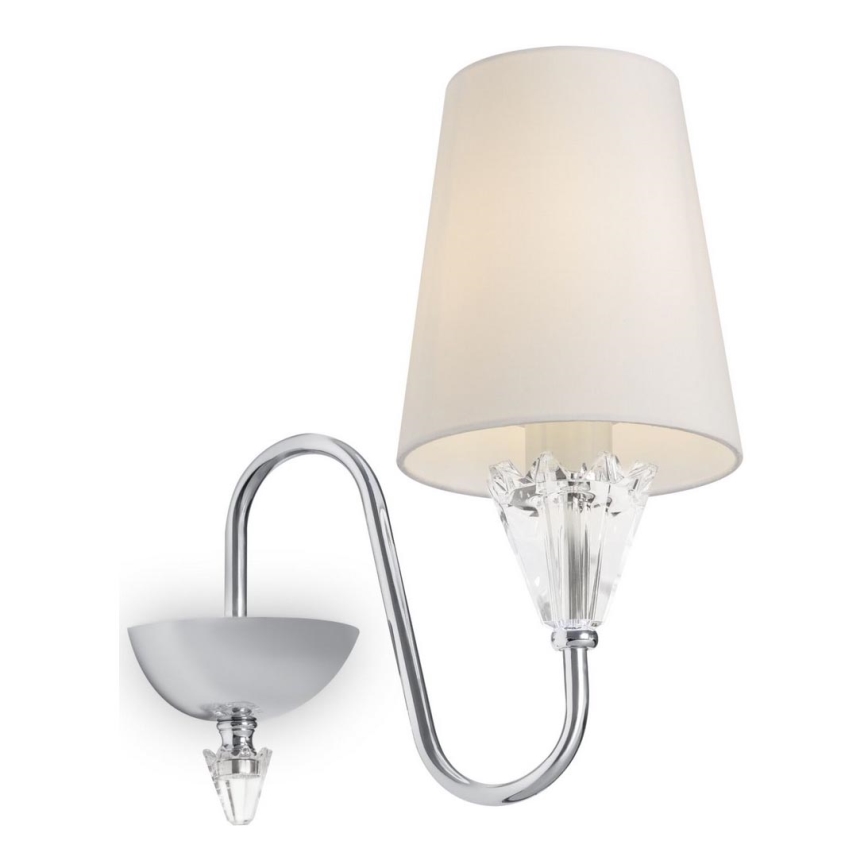 Maytoni MOD078WL-01CH - Væglampe FLORERO 1xE14/40W/230V