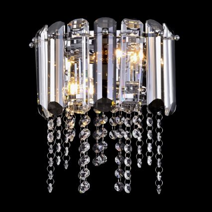 Maytoni MOD097WL-02CH - Væglampe HAIL 2xE14/40W/230V skinnende krom