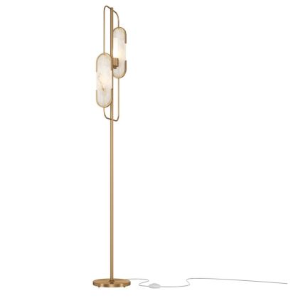 Maytoni MOD099FL-02G - Gulvlampe MARMO 2xG9/40W/230V