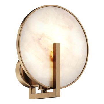 Maytoni MOD099WL-01G2 - Væglampe MARMO 1xE14/40W/230V guldfarvet