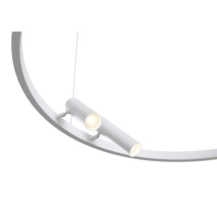 Maytoni MOD102PL-L42W - LED-pendel på kabel SATELLITE LED/42W/230V hvid