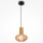 Maytoni MOD193PL-01W - Pendel ROOTS 1xE27/40W/230V diameter 22,5 cm beige