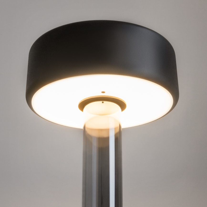 Maytoni MOD229TL-L3B3K3 - Genopladelig LED bordlampe dæmpbar og bærbar  LED/3W/5V 2200-4000K sort/grå