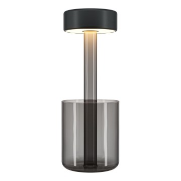 Maytoni MOD229TL-L3B3K3 - Bærbar LED bordlampe dæmpbar og genopladelig LED/3W/5V 2200-4000K sort/grå