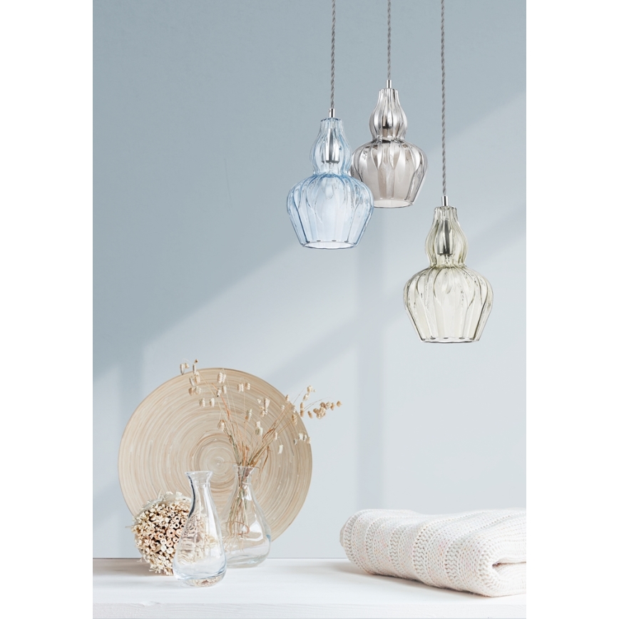 Maytoni MOD238-PL-01-BL - Pendel EUSTOMA 1xE14/40W/230V blå