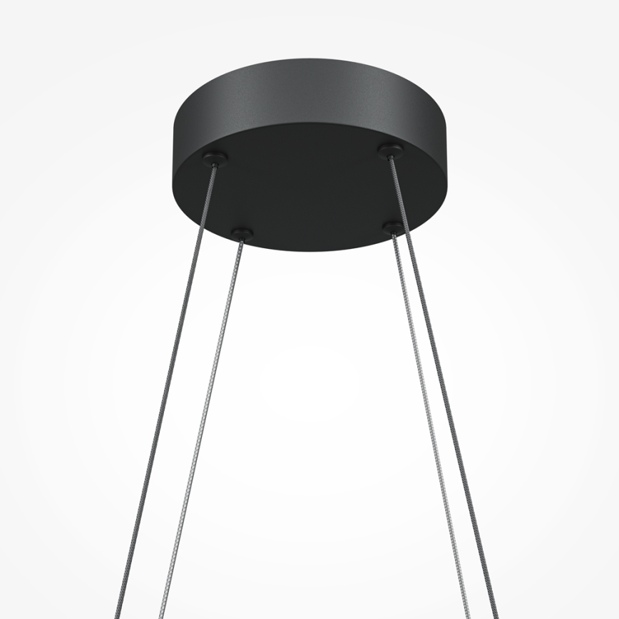 Maytoni MOD244PL-L50BK - LED-pendel med wireophæng HALO LED/40W/230V sort