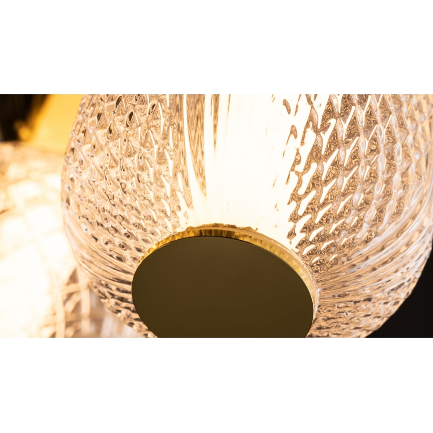 Maytoni MOD273CL-L60CH3K - LED loftlampe DROP 4xLED/15W/230V diameter 43 cm skinnende krom