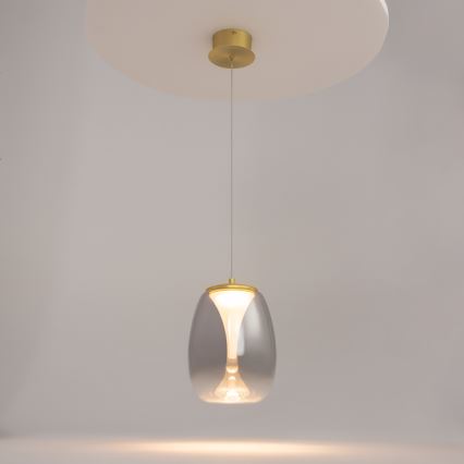 Maytoni MOD282PL-L8G3K - LED pendel SPLASH LED/7W/230V 3000K guldfarvet