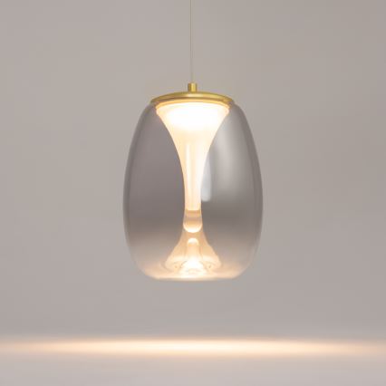 Maytoni MOD282PL-L8G3K - LED pendel SPLASH LED/7W/230V 3000K guldfarvet