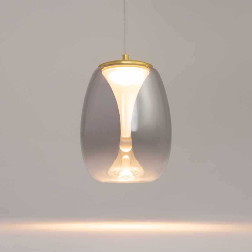 Maytoni MOD282PL-L8G3K - LED pendel SPLASH LED/7W/230V 3000K guldfarvet