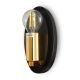 Maytoni MOD306WL-01G - Væglampe MABELL 1xE14/40W/230V guldfarvet