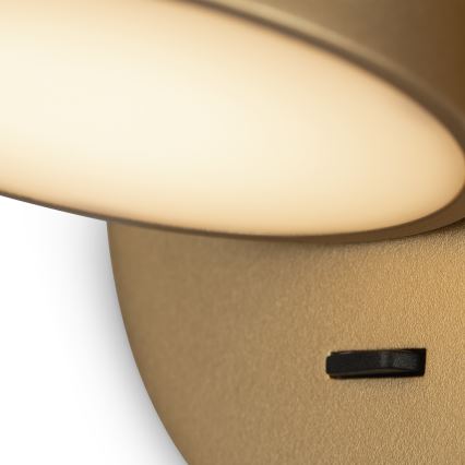 Maytoni MOD421WL-L6BS3K - LED væglampe PIXEL LED/7W/230V 3000K guldfarvet