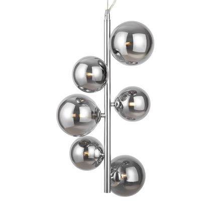 Maytoni MOD545PL-06CH - Pendel DALLAS 6xG9/28W/230V skinnende krom